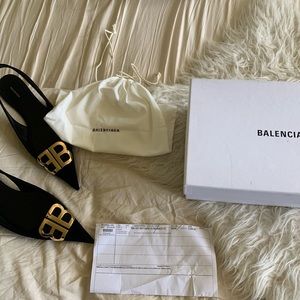 Balenciaga BB knife flats 8.5